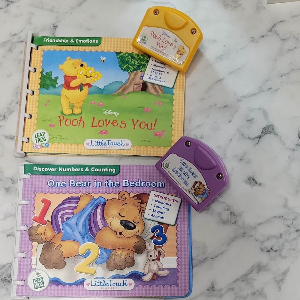 LeapFrog Disney Pooh Interactive Learning Set - Yellow & Purple